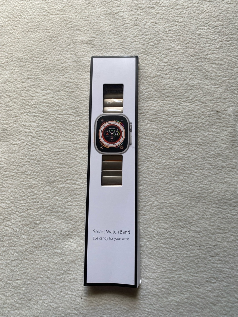 Gold Metal Link Smart Watch Band - Elegant Replacement Strap